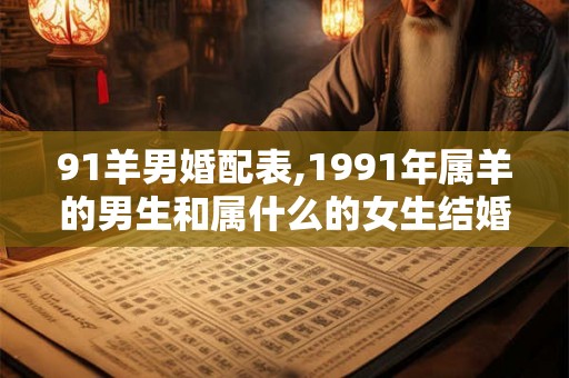 91羊男婚配表,1991年属羊的男生和属什么的女生结婚好 91羊男婚配表,1991年属羊的男生和属什么的女生结婚好