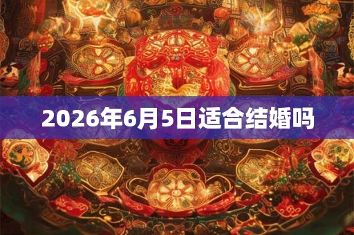 2026年6月5日适合结婚吗 2026年6月5日适合结婚吗