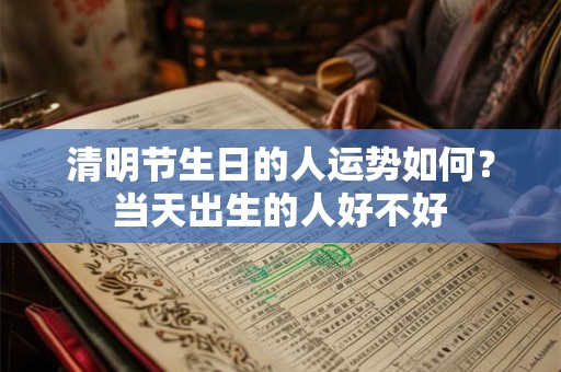 清明节生日的人运势如何？当天出生的人好不好