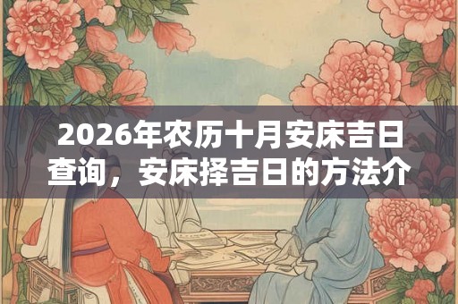 2026年农历十月安床吉日查询，安床择吉日的方法介绍