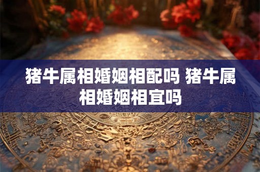 猪牛属相婚姻相配吗 猪牛属相婚姻相宜吗