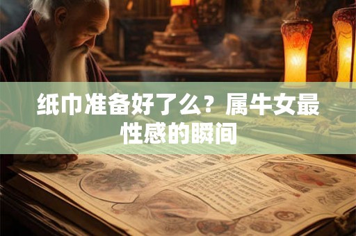 纸巾准备好了么？属牛女最性感的瞬间