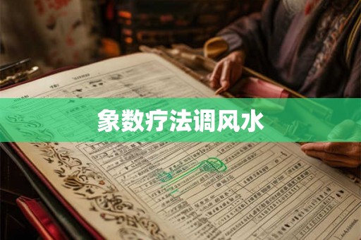 象数疗法调风水