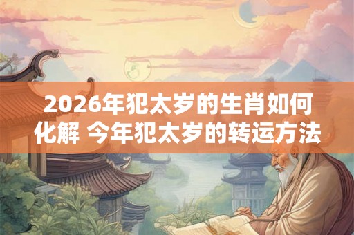 2026年犯太岁的生肖如何化解 今年犯太岁的转运方法