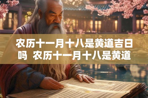 农历十一月十八是黄道吉日吗  农历十一月十八是黄道吉日吗