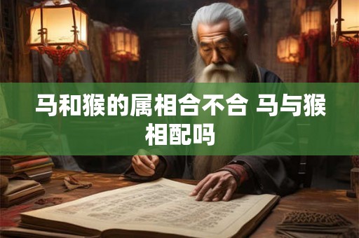马和猴的属相合不合 马与猴相配吗
