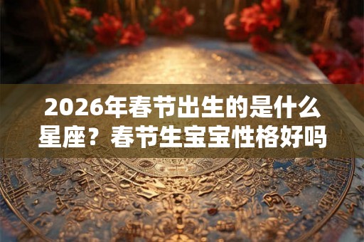 2026年春节出生的是什么星座？春节生宝宝性格好吗？