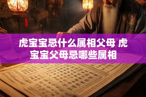 虎宝宝忌什么属相父母 虎宝宝父母忌哪些属相