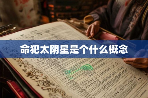 命犯太阴星是个什么概念