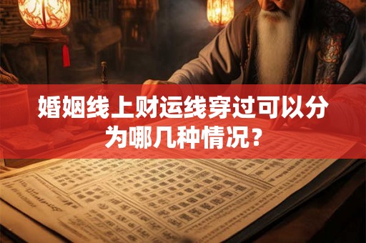 婚姻线上财运线穿过可以分为哪几种情况? 婚姻线上财运线穿过可以分为哪几种情况?