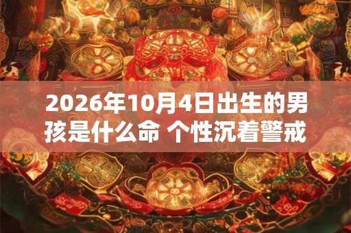 2026年10月4日出生的男孩是什么命 个性沉着警戒心强