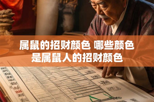 属鼠的招财颜色 哪些颜色是属鼠人的招财颜色