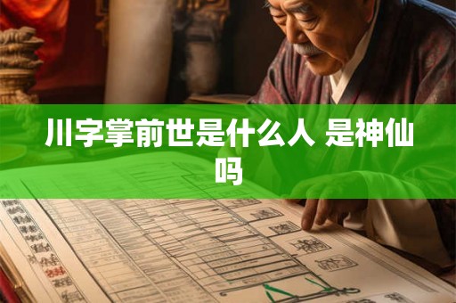川字掌前世是什么人 是神仙吗