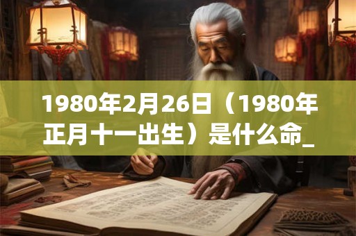 1980年2月26日(1980年正月十一出生)是什么命_命运如何 1980年2月26日(1980年正月十一出生)是什么命_命运如何