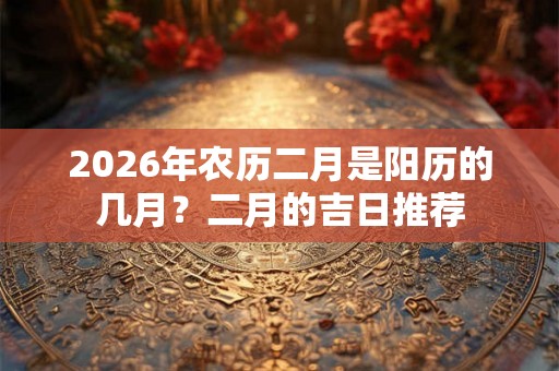 2026年农历二月是阳历的几月？二月的吉日推荐