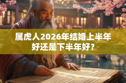 属虎人2026年结婚上半年好还是下半年好? 属虎人2026年结婚上半年好还是下半年好?