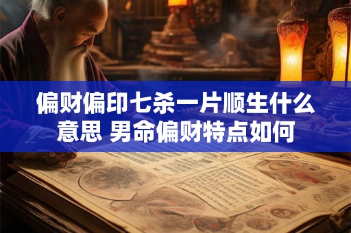 偏财偏印七杀一片顺生什么意思 男命偏财特点如何 偏财偏印七杀一片顺生什么意思 男命偏财特点如何