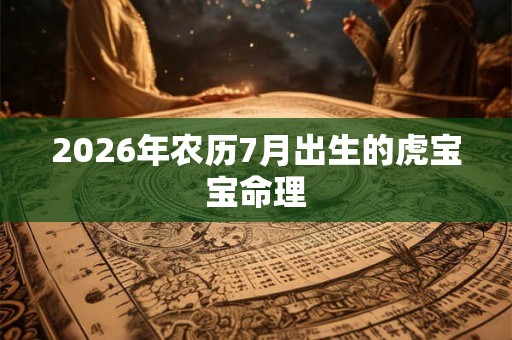 2026年农历7月出生的虎宝宝命理
