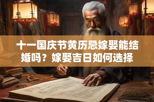 十一国庆节黄历忌嫁娶能结婚吗?嫁娶吉日如何选择 十一国庆节黄历忌嫁娶能结婚吗?嫁娶吉日如何选择