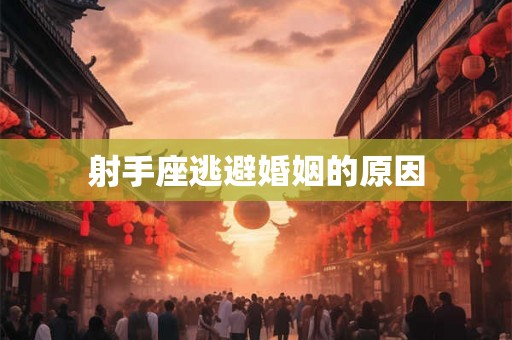 射手座逃避婚姻的原因