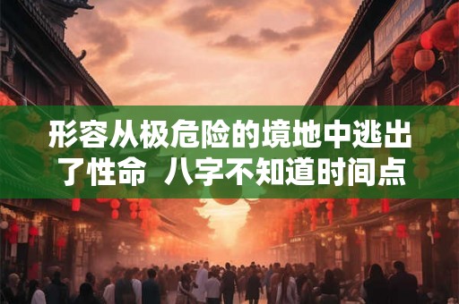 形容从极危险的境地中逃出了性命  八字不知道时间点会有哪些不准