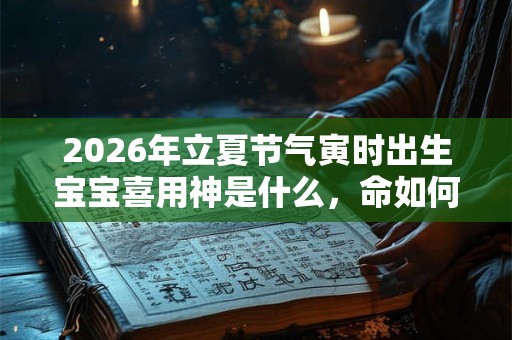 2026年立夏节气寅时出生宝宝喜用神是什么，命如何？