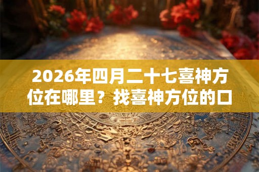 2026年四月二十七喜神方位在哪里？找喜神方位的口诀是什么？