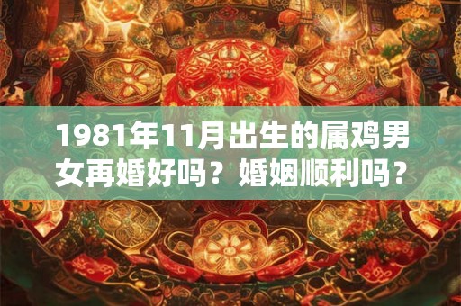 1981年11月出生的属鸡男女再婚好吗？婚姻顺利吗？