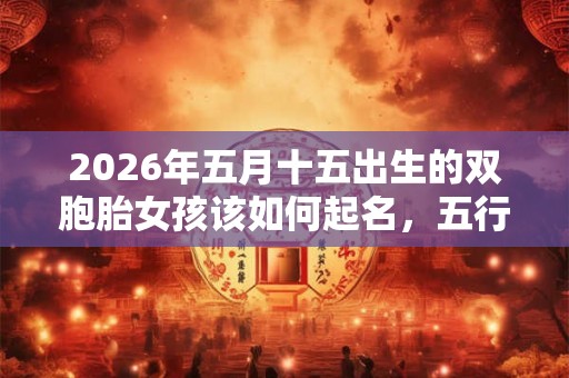 2026年五月十五出生的双胞胎女孩该如何起名，五行属什么