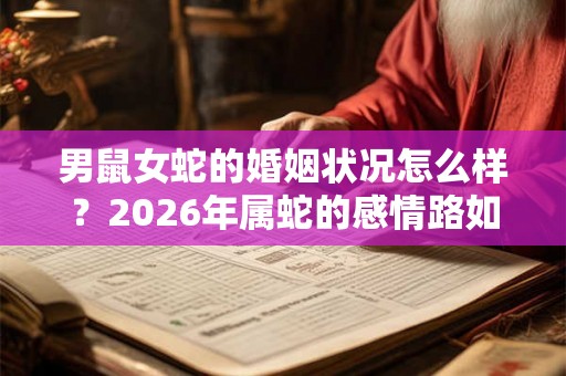 男鼠女蛇的婚姻状况怎么样？2026年属蛇的感情路如何？