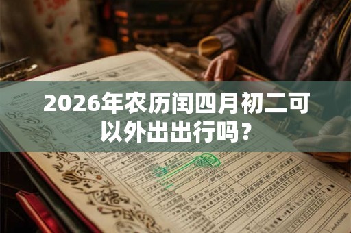 2026年农历闰四月初二可以外出出行吗？