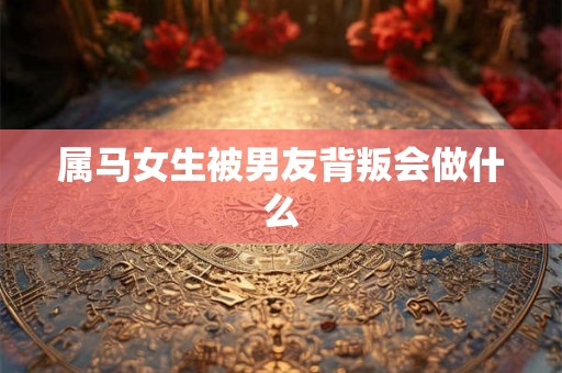 属马女生被男友背叛会做什么 属马女生被男友背叛会做什么