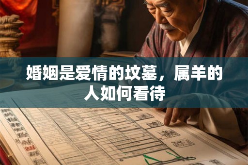 婚姻是爱情的坟墓，属羊的人如何看待
