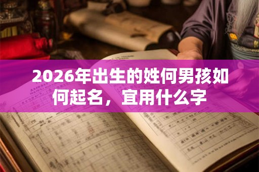 2026年出生的姓何男孩如何起名，宜用什么字