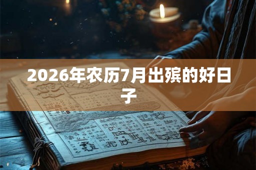 2026年农历7月出殡的好日子 2026年农历7月出殡的好日子