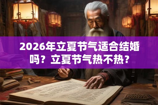 2026年立夏节气适合结婚吗？立夏节气热不热？