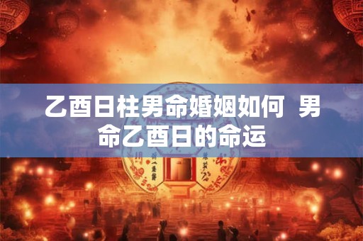 乙酉日柱男命婚姻如何  男命乙酉日的命运