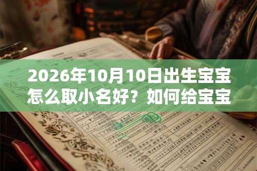 2026年10月10日出生宝宝怎么取小名好?如何给宝宝取小名? 2026年10月10日出生宝宝怎么取小名好?如何给宝宝取小名?