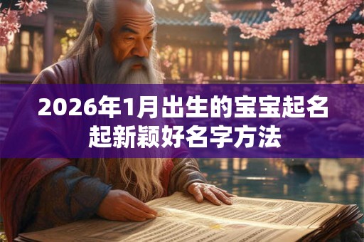 2026年1月出生的宝宝起名 起新颖好名字方法