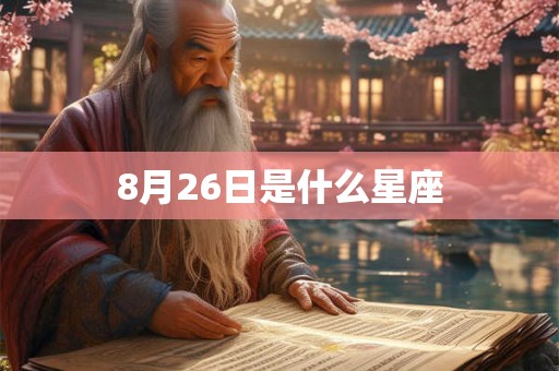 8月26日是什么星座
