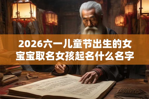 2026六一儿童节出生的女宝宝取名女孩起名什么名字最好？