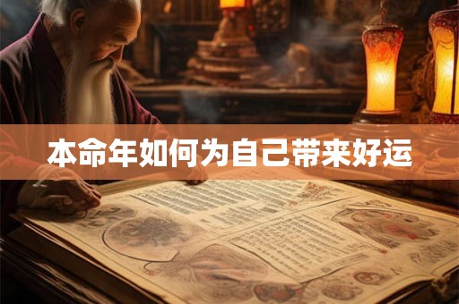 本命年如何为自己带来好运