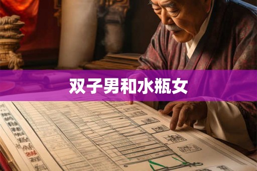 双子男和水瓶女
