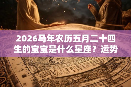 2026马年农历五月二十四生的宝宝是什么星座?运势如何? 2026马年农历五月二十四生的宝宝是什么星座?运势如何?