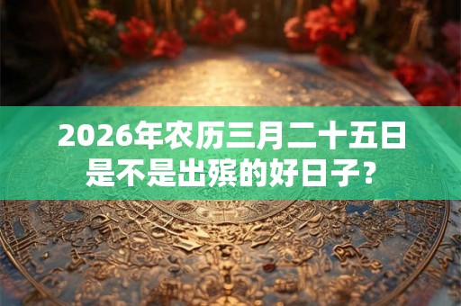 2026年农历三月二十五日是不是出殡的好日子？
