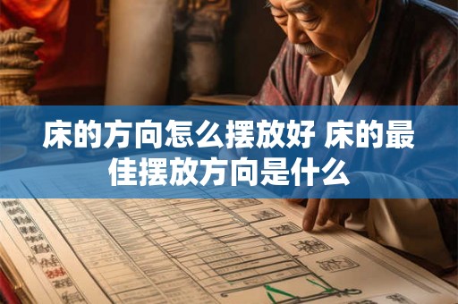 床的方向怎么摆放好 床的最佳摆放方向是什么