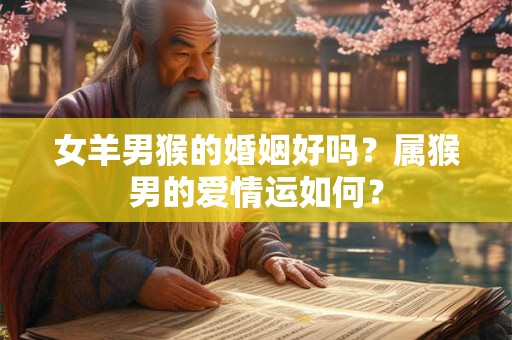 女羊男猴的婚姻好吗?属猴男的爱情运如何? 女羊男猴的婚姻好吗?属猴男的爱情运如何?