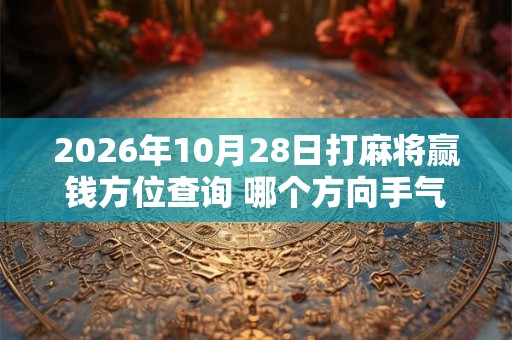 2026年10月28日打麻将赢钱方位查询 哪个方向手气佳