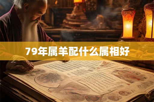 79年属羊配什么属相好