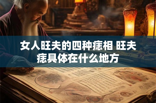 女人旺夫的四种痣相 旺夫痣具体在什么地方